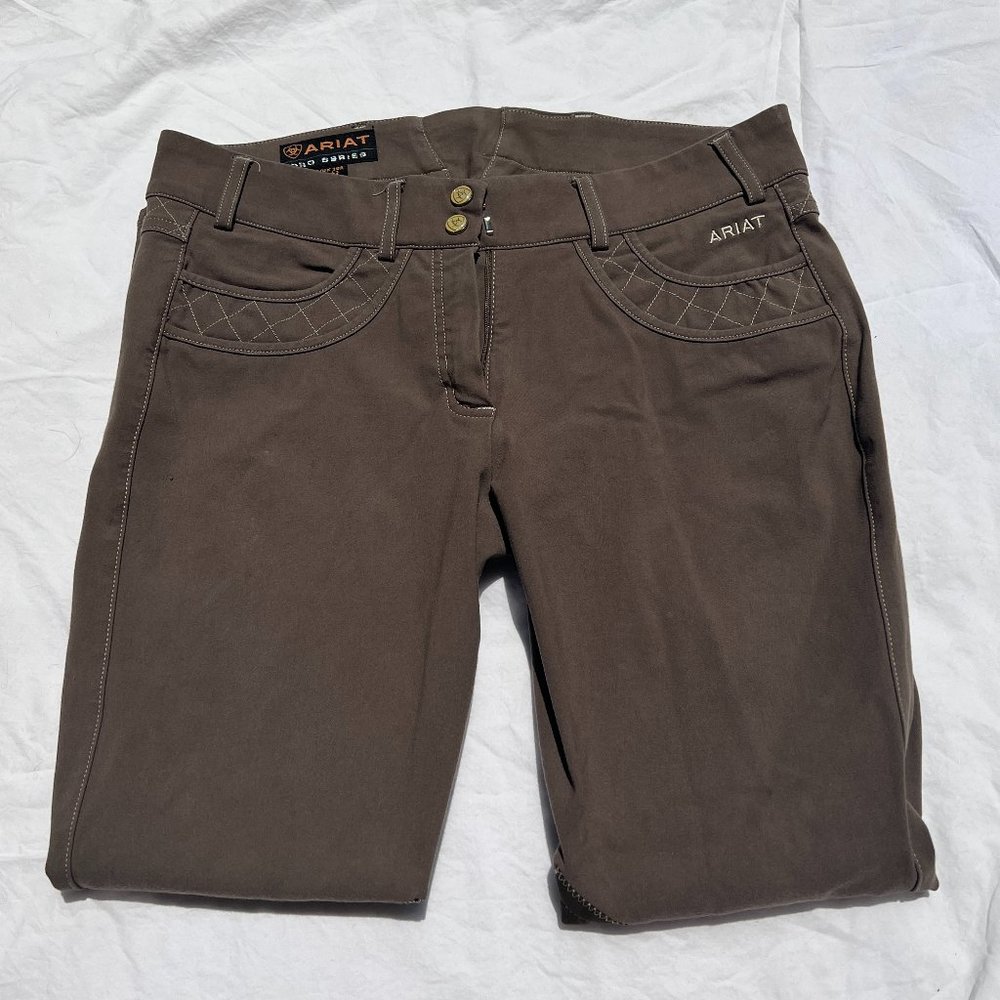 Ariat Women's Olympia Marquis Knee Patch Breech Barnwood | 30